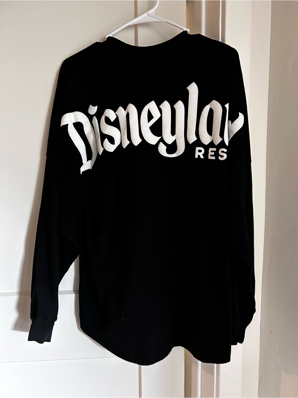 Disney Black Adult Sweatshirt with White Disneyland Resort Logo - Picture 3 of 4